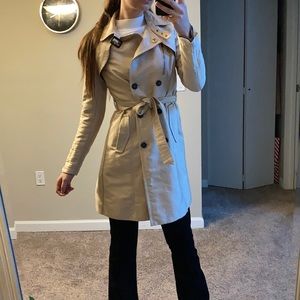 H&M Lined Beige Coat